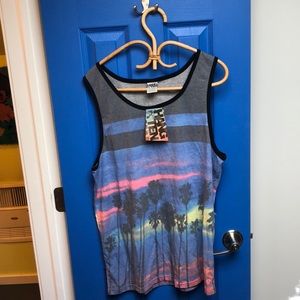 NWT vintage hang ten surfer tank top XXL